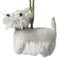 West Highland Terrier (Westie) Dog Hand Knit Christmas Ornament Arcadia Home